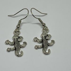 Alloy Alligator Earrings